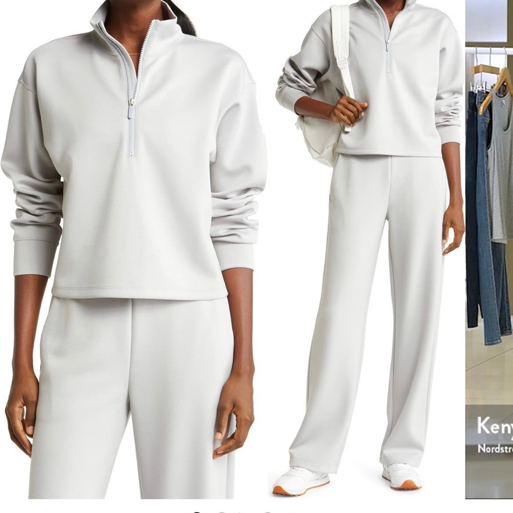 New Zella quarter zip sweatshirt